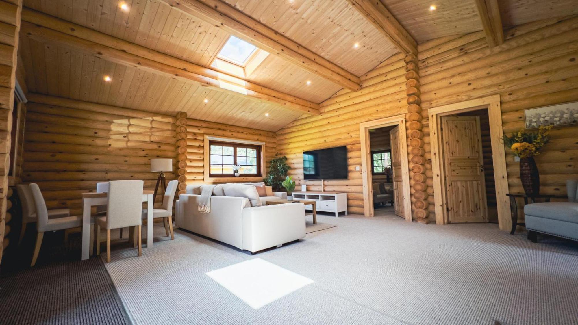 Aspen Lodge, Amazing New Log Cabin With Hot Tub - Sleeps 6 - Felmoor Park Morpeth Rom bilde